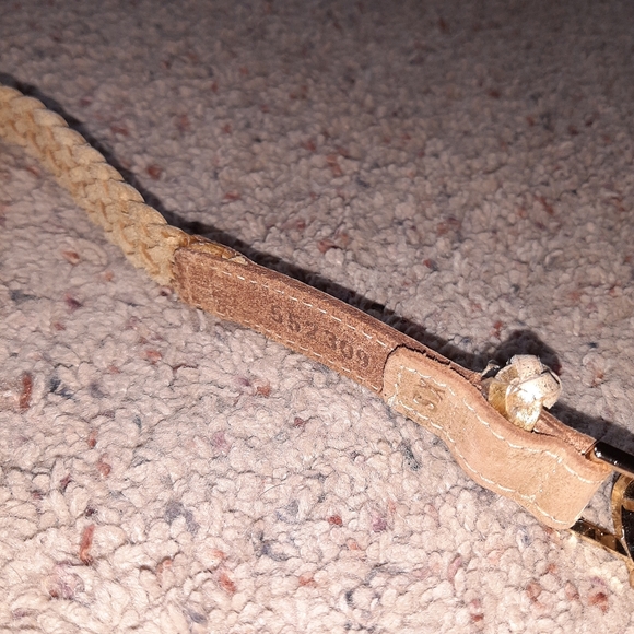 Michael Kors Skinny Braided Leather Belt - Picture 2 of 2